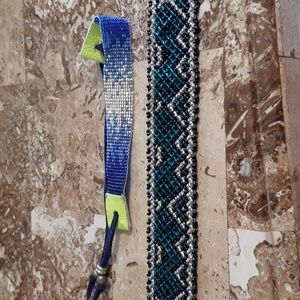 Bracelets Handmade Beaded 2 bracelets